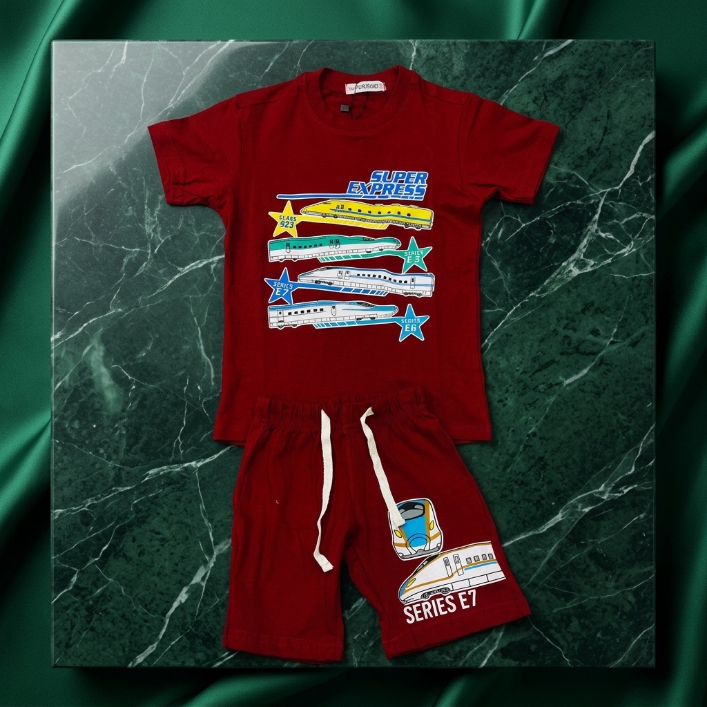 Super Express Maroon - Flat lay