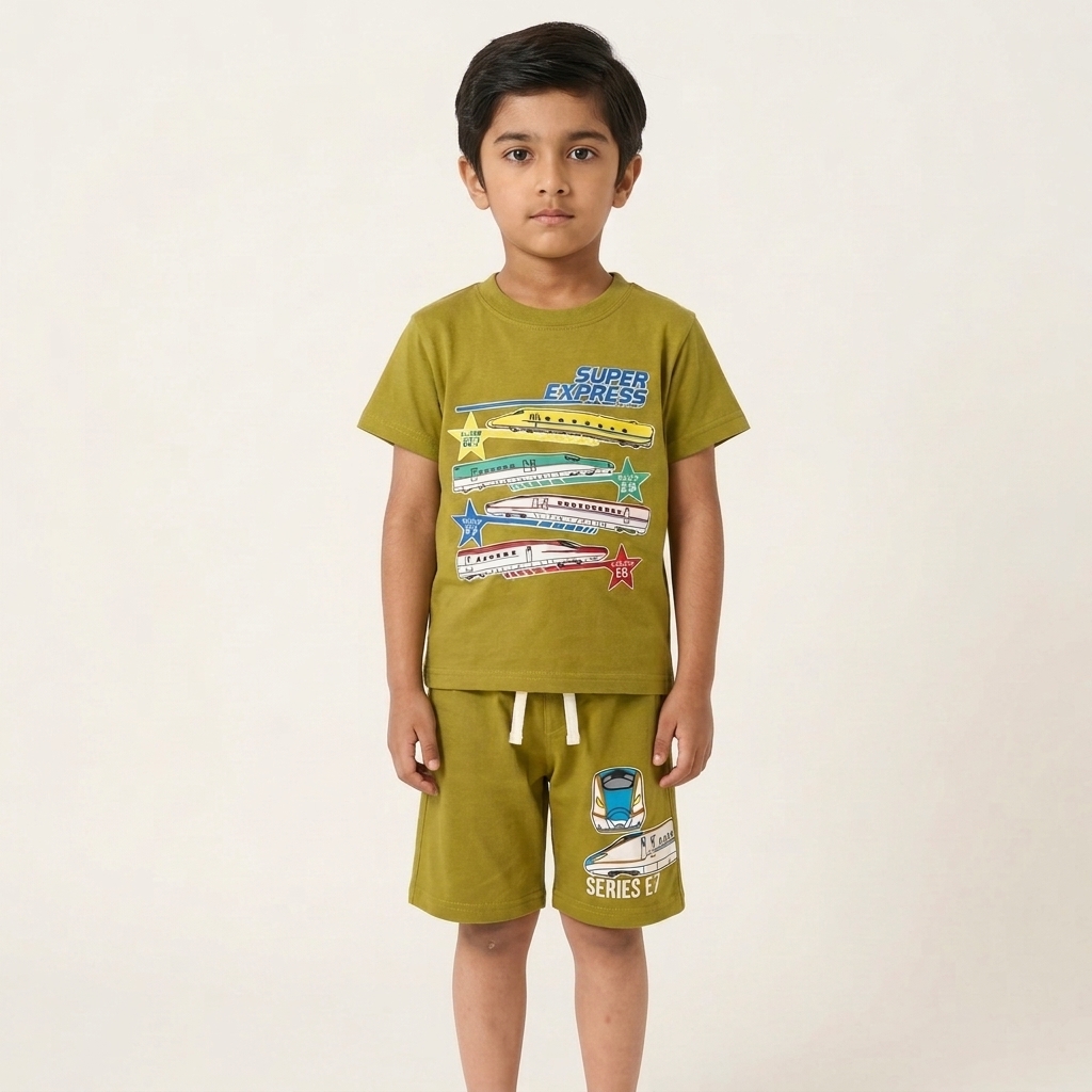 Super Express Olive - Flat lay
